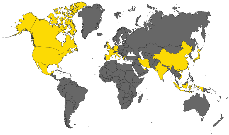 Serving clients across the globe Serving clients across the globe