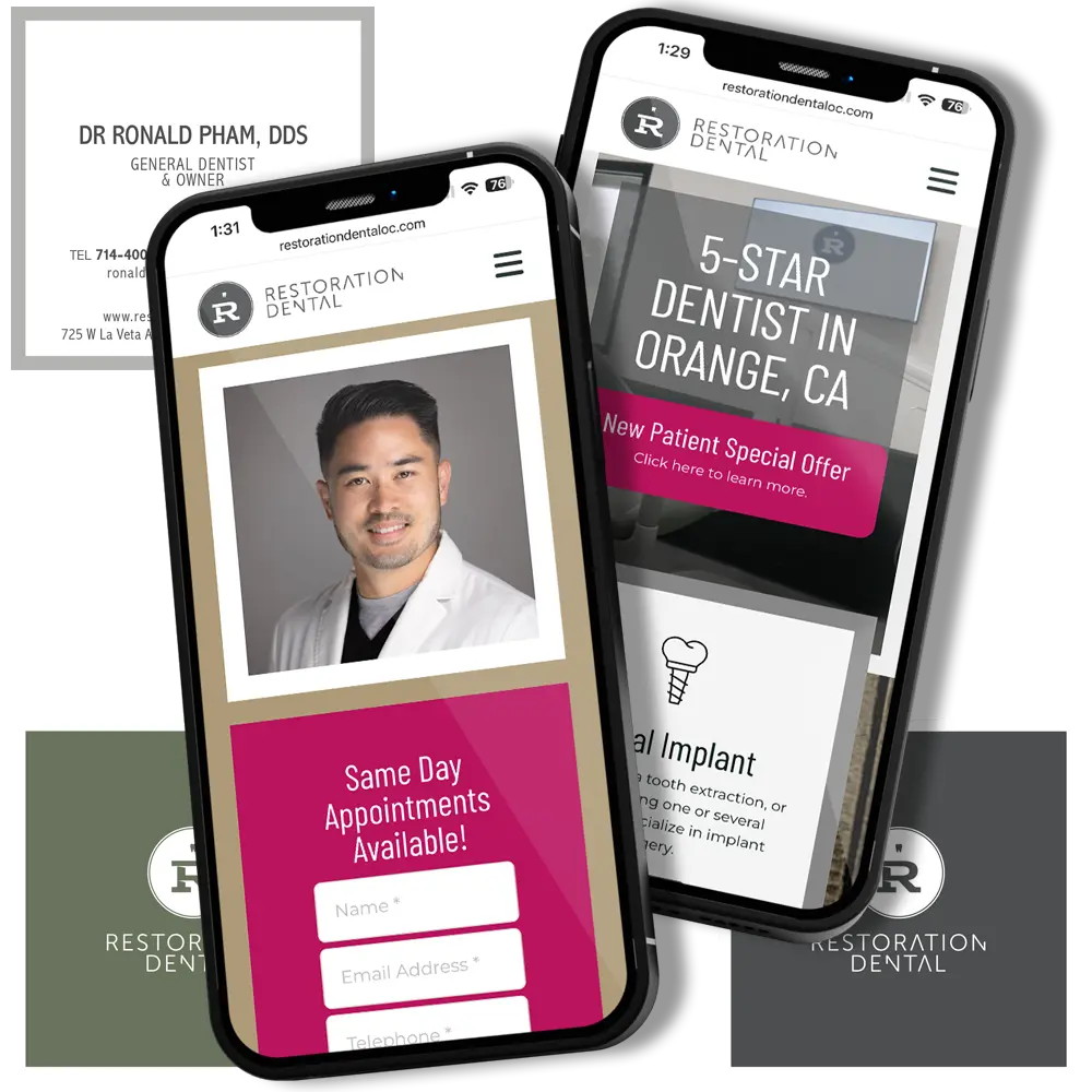 Dental Website Design Agency - Orange County CA - Graphicwise